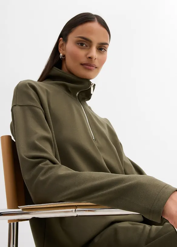 Troyer-genser av viskosemiks, bonprix