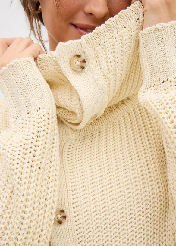 Grovstrikket genser, bonprix