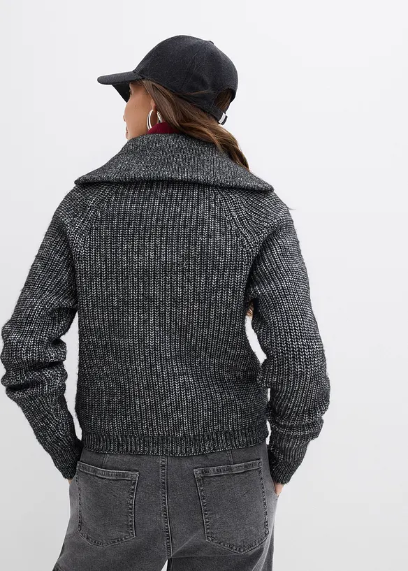 Troyer-genser av myk bomullsmiks, bonprix