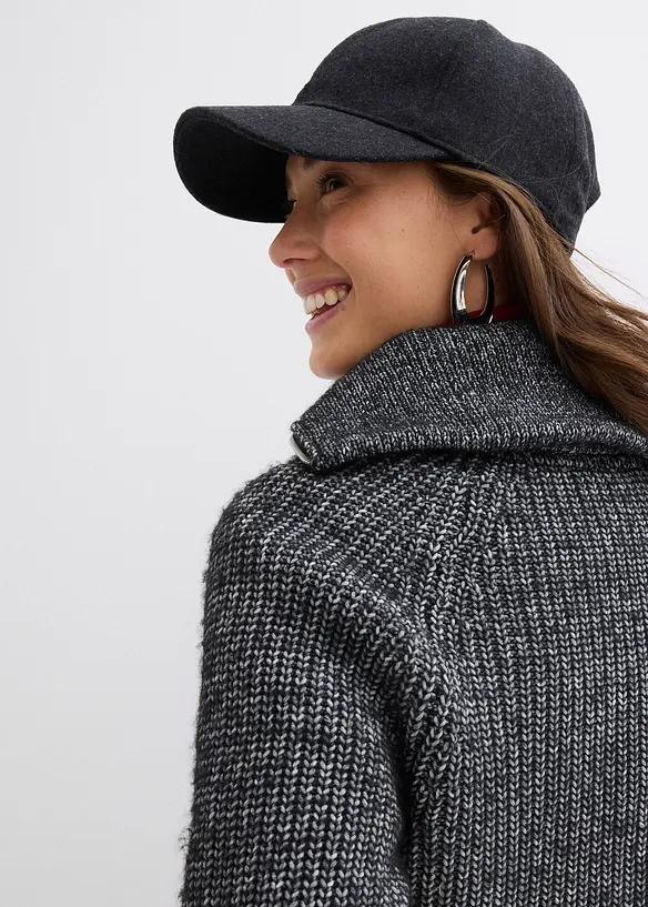 Troyer-genser av myk bomullsmiks, bonprix