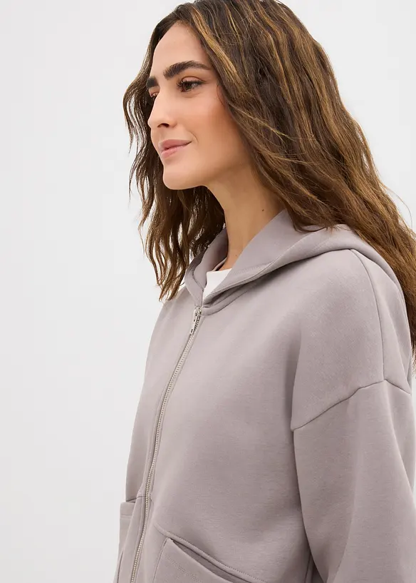 Oversized sweatjakke, bonprix