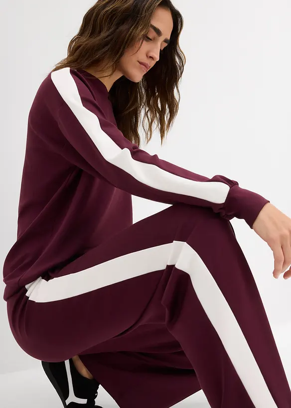 Joggebukse i interlockmateriale, bonprix