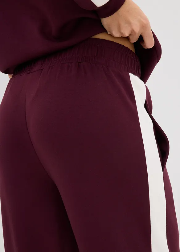 Joggebukse i interlockmateriale, bonprix