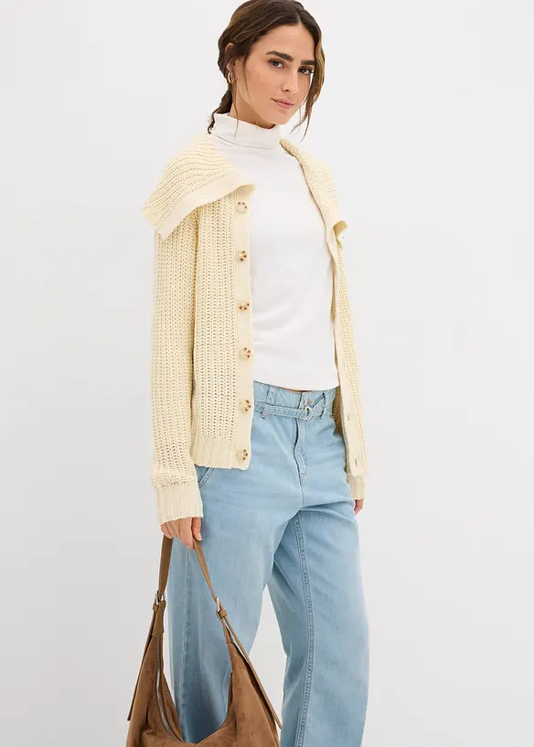 Grovstrikket genser, bonprix