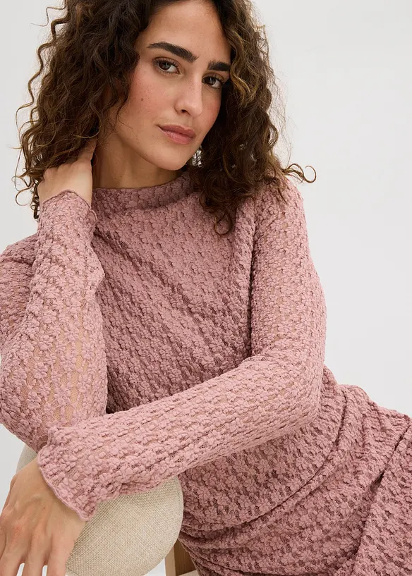 Blondekjole med snipper i falden, bonprix