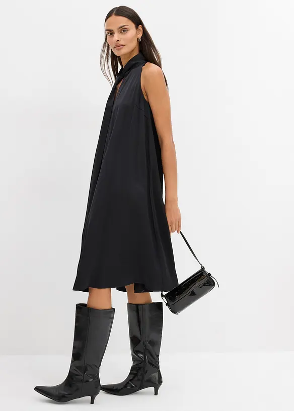 Sateng-minikjole i viskosemiks, bonprix