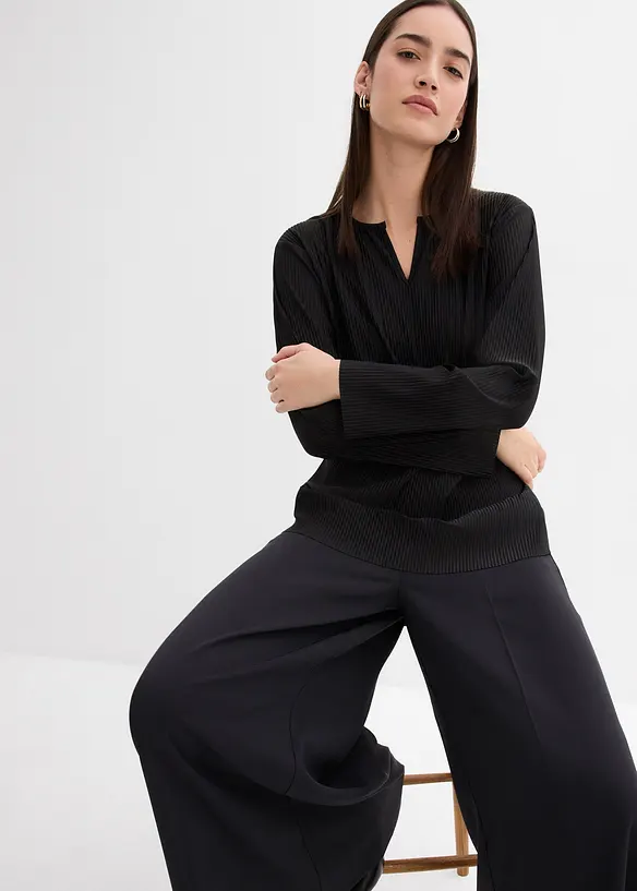 Plissert topp, bonprix