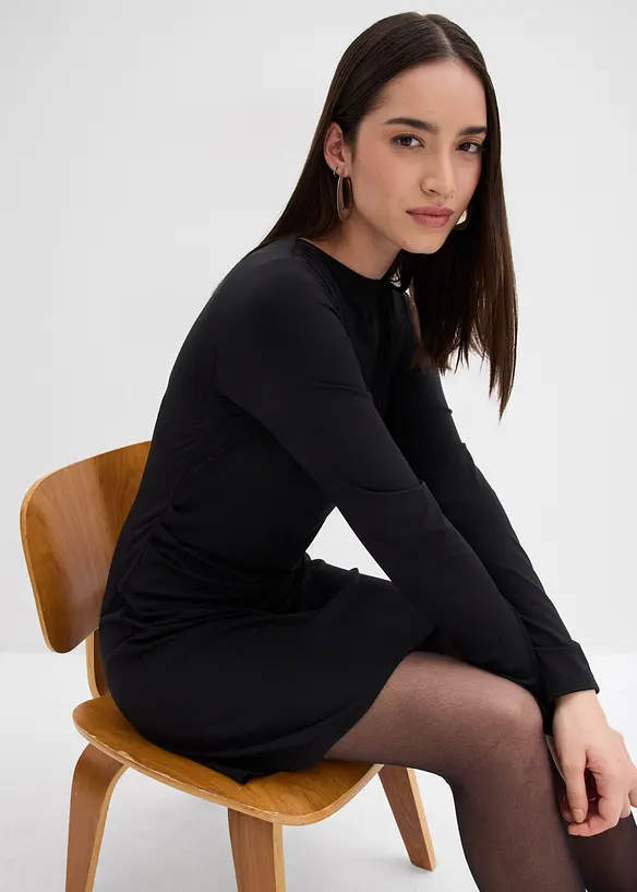 Kjole med båthals, bonprix