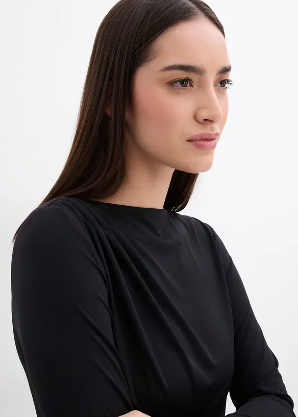 Kjole med båthals, bonprix