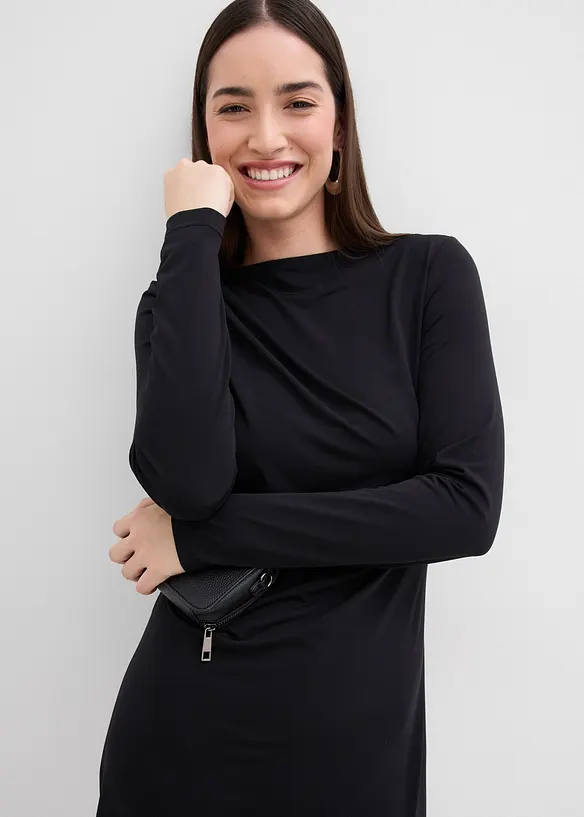 Kjole med båthals, bonprix