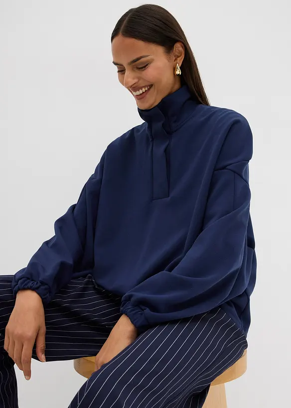 Oversized sweatshirt av scuba, bonprix