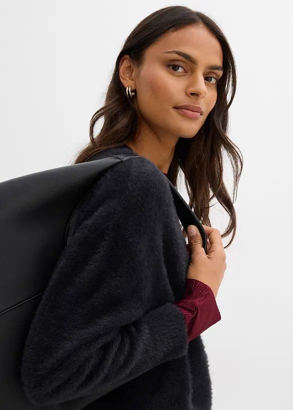 Strikkejakke av viskosemiks, bonprix