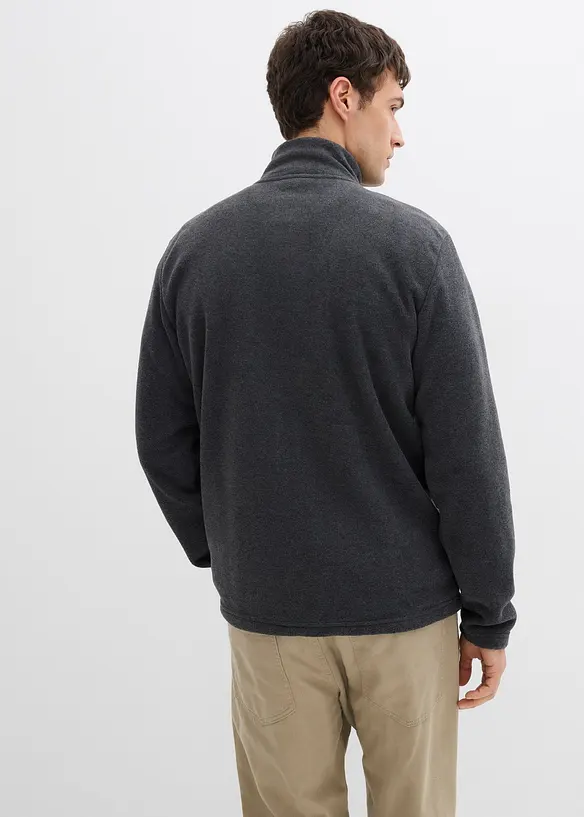 Myk fleecejakke med stikklommer, bonprix