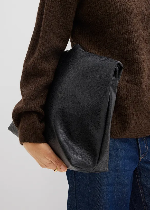 Strikket genser med V-hals, bonprix