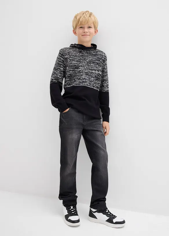 Genser med sjalskrage, bonprix