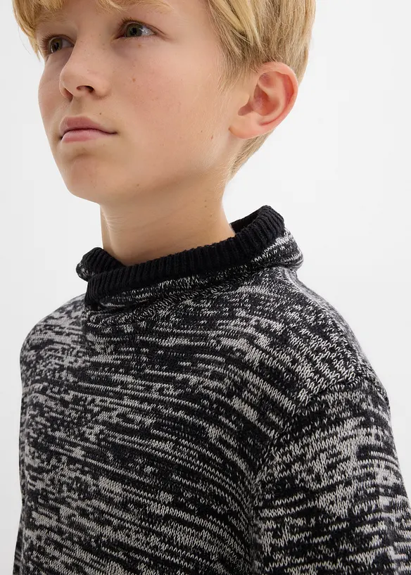 Genser med sjalskrage, bonprix