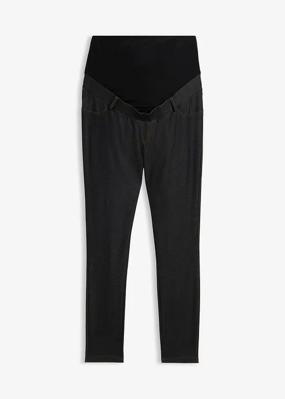 Elastisk mammaleggings i denimlook, bonprix