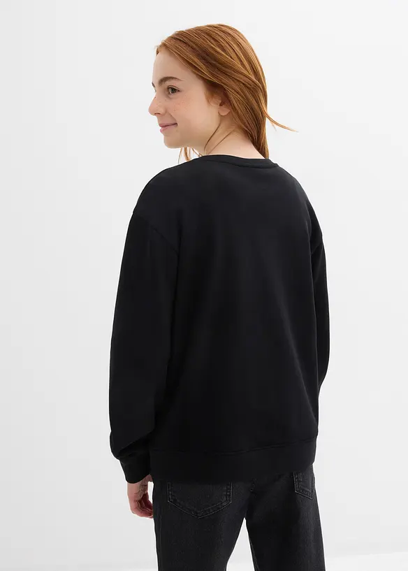 Sweatshirt i 100% økologisk bomull, bonprix