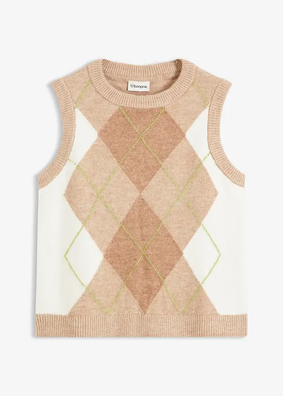 Strikket vest, bonprix