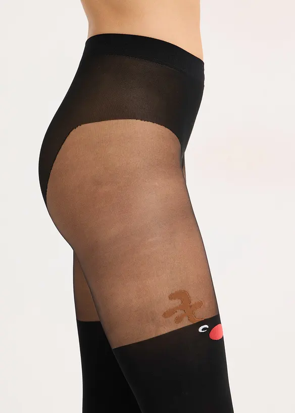 Strømpebukse med julemotiv, bonprix