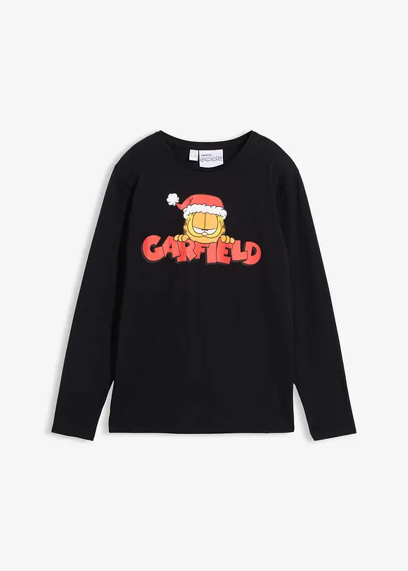 Langermet topp Garfield med julemotiv, av 100% bomull, Garfield