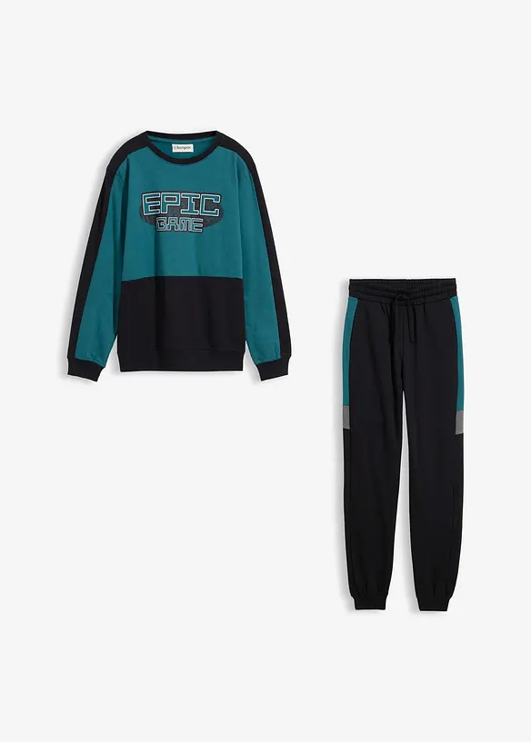 Joggedress i 100% økologisk bomull, bonprix