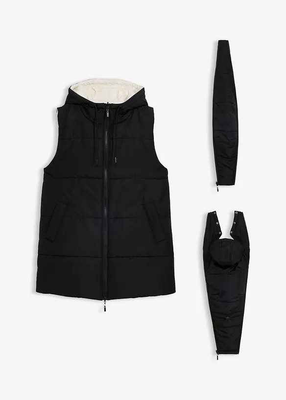 4-i-1-mammavest i vendbar, fôret modell med bæreinnlegg, bonprix