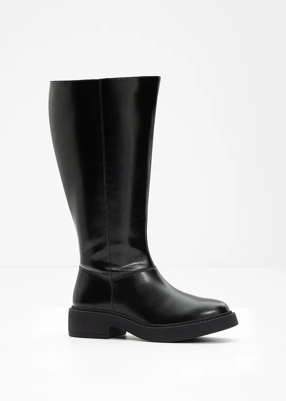Støvletter med vidt skaft, bonprix
