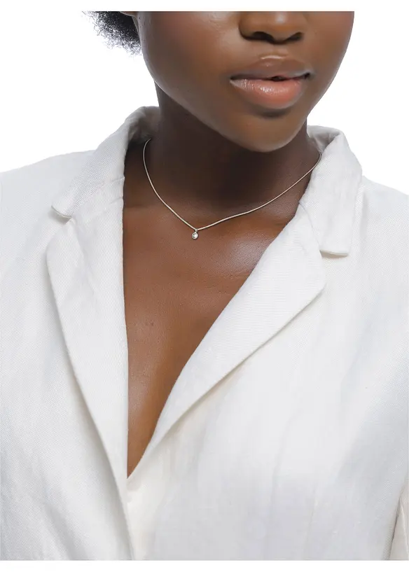 Elli-kjede og ørepynt i sølv 925, elli