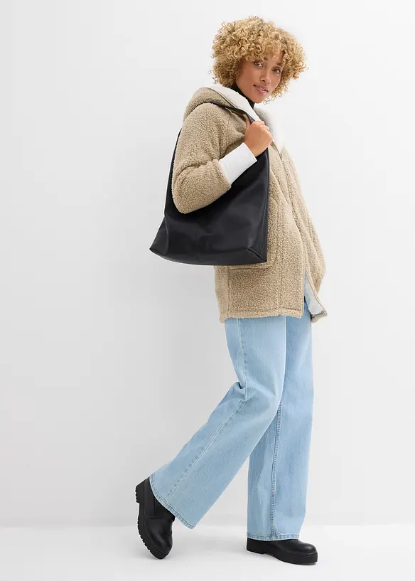 Teddy-fleecejakke, bonprix