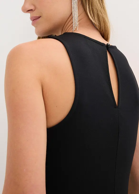 Paljettkjole i behagelig Punto di Roma-materiale, bonprix