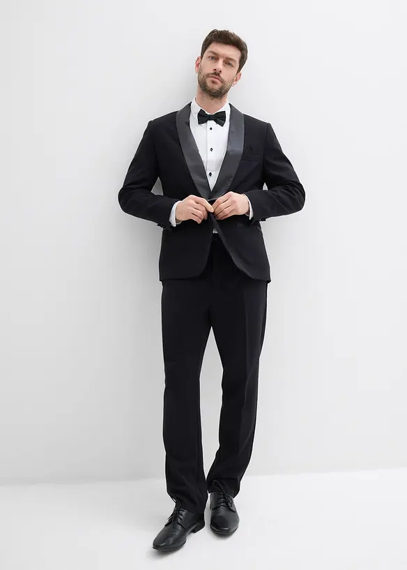 Skjorte og sløyfe i 100% økologisk bomull (2-delt sett), bonprix