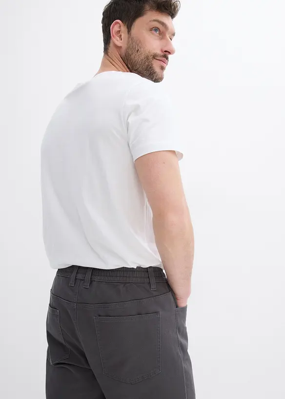 Regular Fit pull on-bukse med stretch, Straight, bonprix