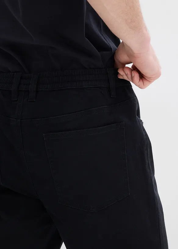Regular Fit pull on-bukse med stretch, Straight, bonprix