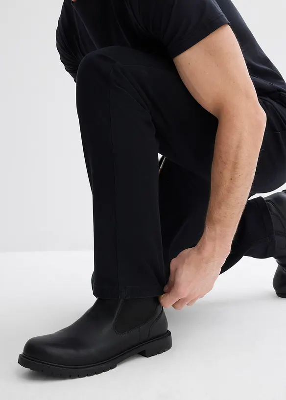 Regular Fit pull on-bukse med stretch, Straight, bonprix