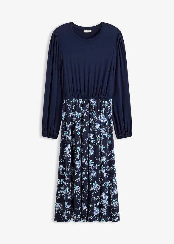 Jerseykjole i viskosemiks, bonprix