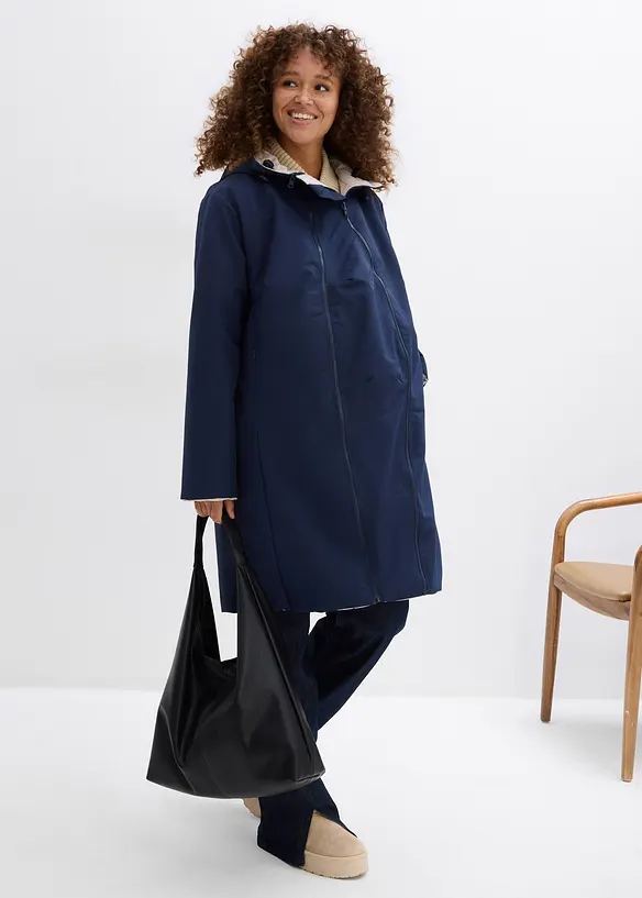 Vannavvisende 6-i-1-vendbar mammakåpe med bære- og graviditedsinnfelling, bonprix