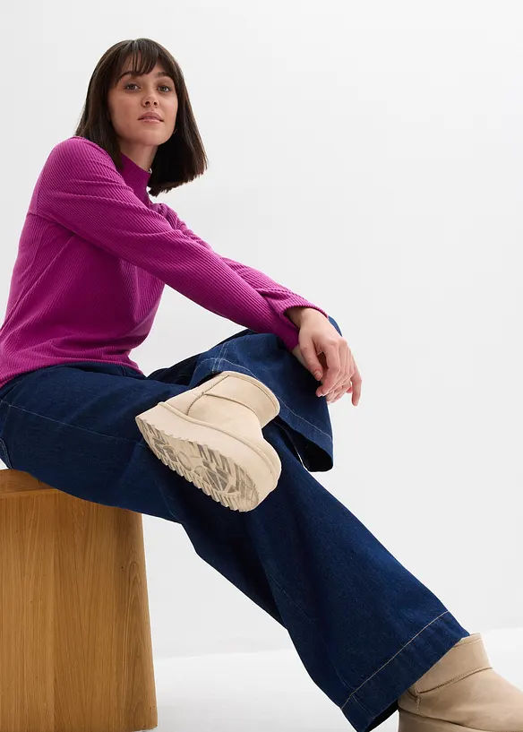 Termotopp med ståkrage, bonprix