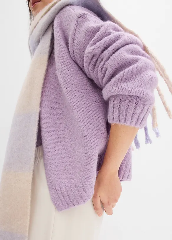 Grovstrikket, oversized cardigan, bonprix