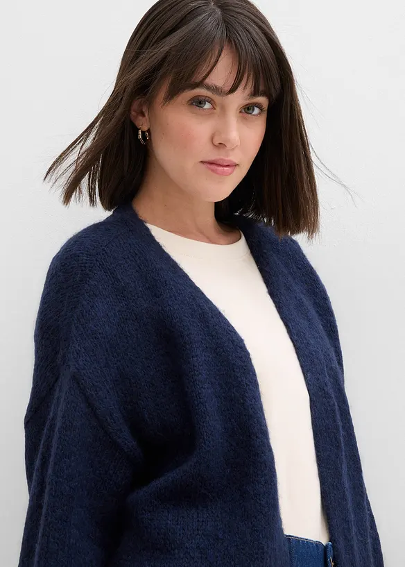 Grovstrikket, oversized cardigan, bonprix