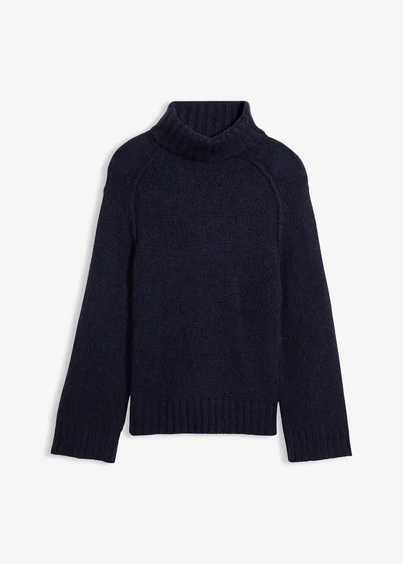 Oversized, grovstrikket genser, bonprix