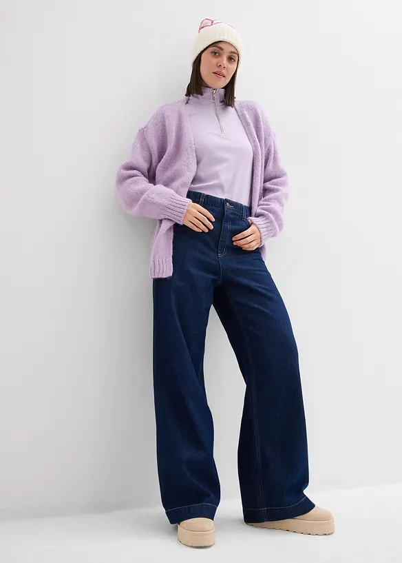 Grovstrikket, oversized cardigan, bonprix