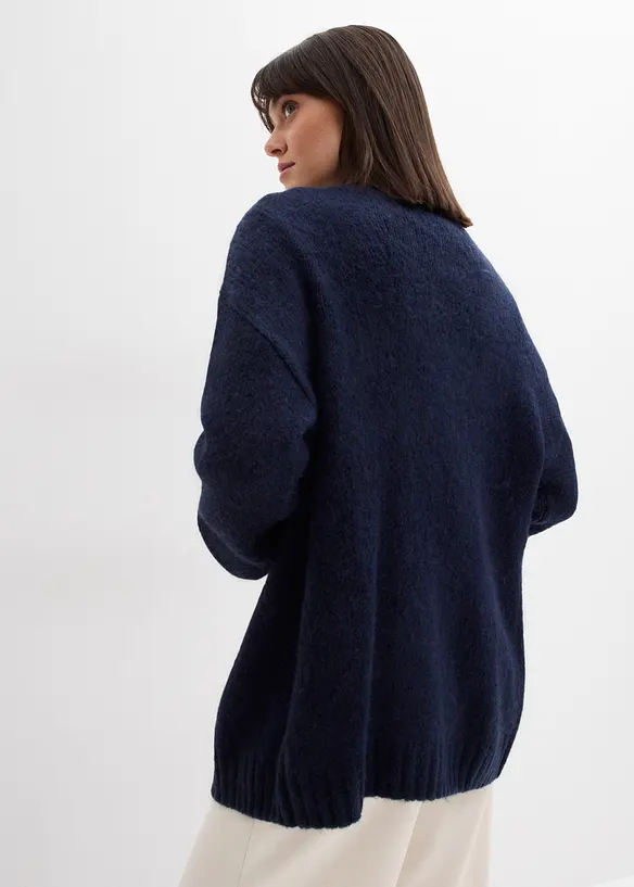 Grovstrikket, oversized cardigan, bonprix