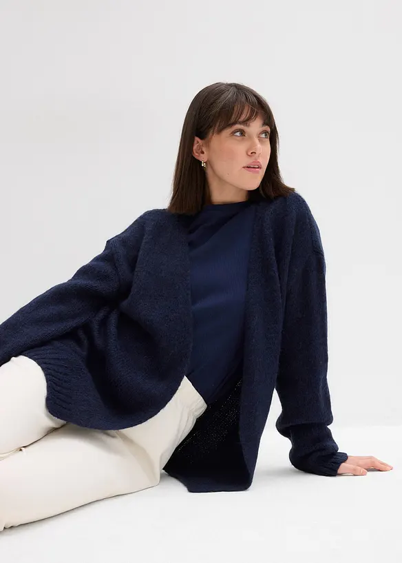 Grovstrikket, oversized cardigan, bonprix