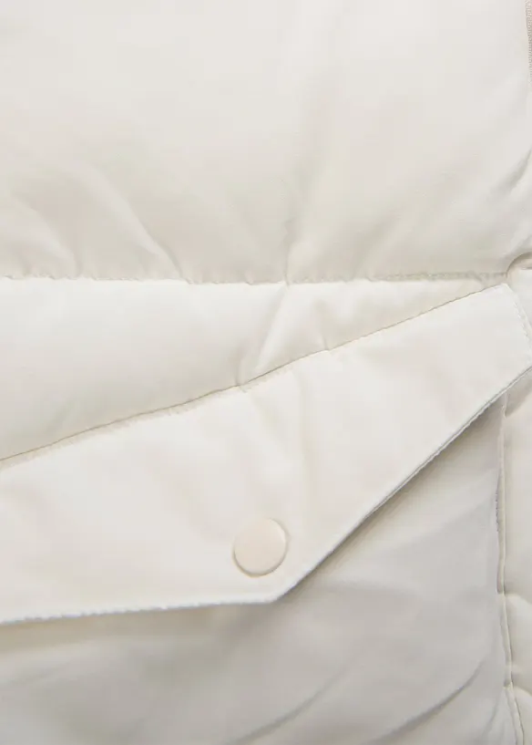 Vattert jakke med pilékrage, bonprix