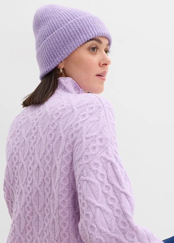 Kabelstrikket genser, bonprix