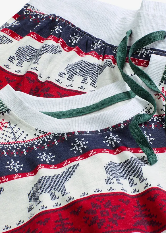 Pyjamas i myk bomull, leveres med gavepose, bonprix