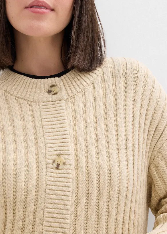 Cardigan i myk viskosemiks, bonprix