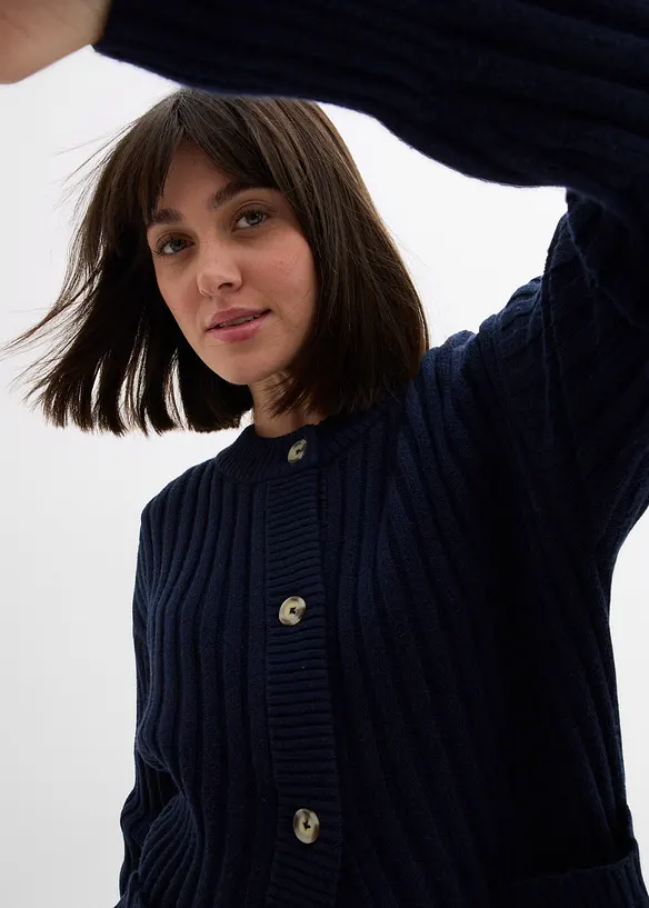 Cardigan i myk viskosemiks, bonprix