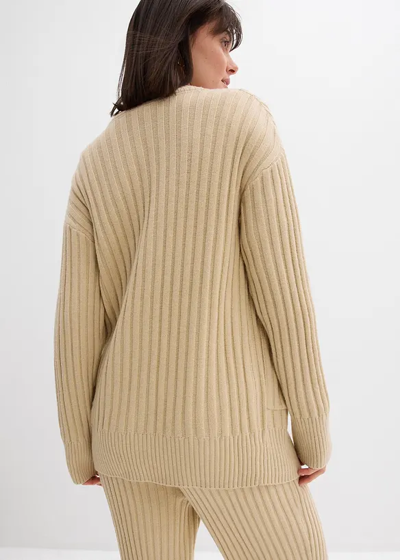 Cardigan i myk viskosemiks, bonprix